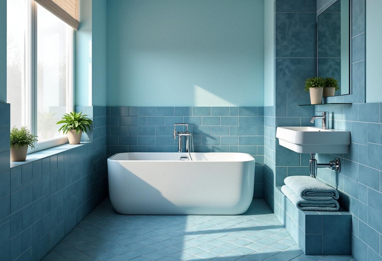 bathroom decor blue