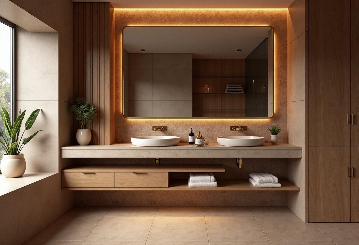 bathroom decor brown