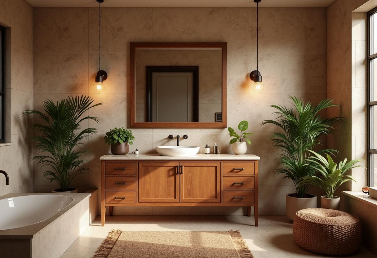 bathroom decor brown