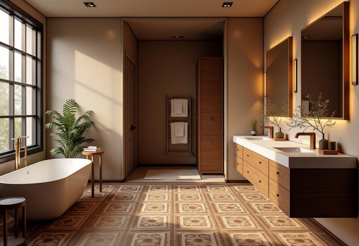 bathroom decor brown
