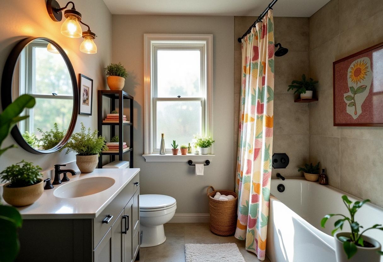 bathroom decor budget