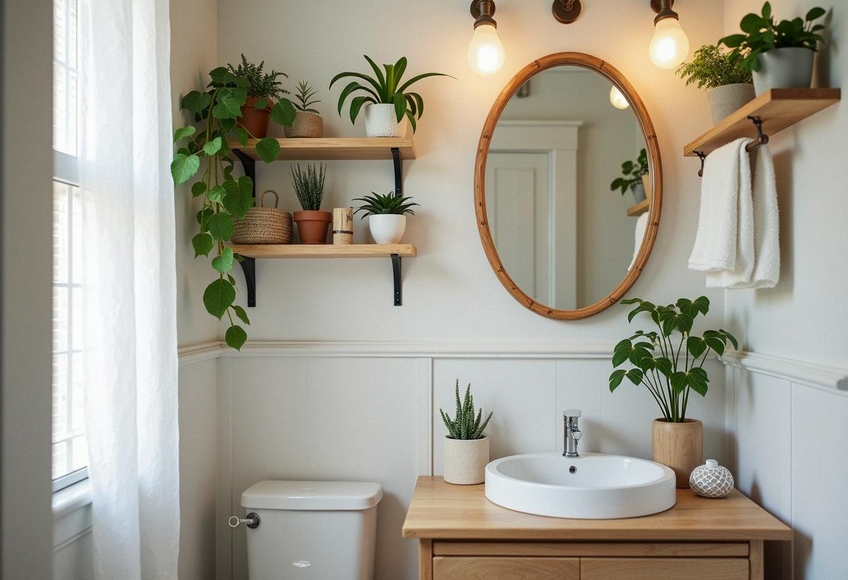 bathroom decor budget