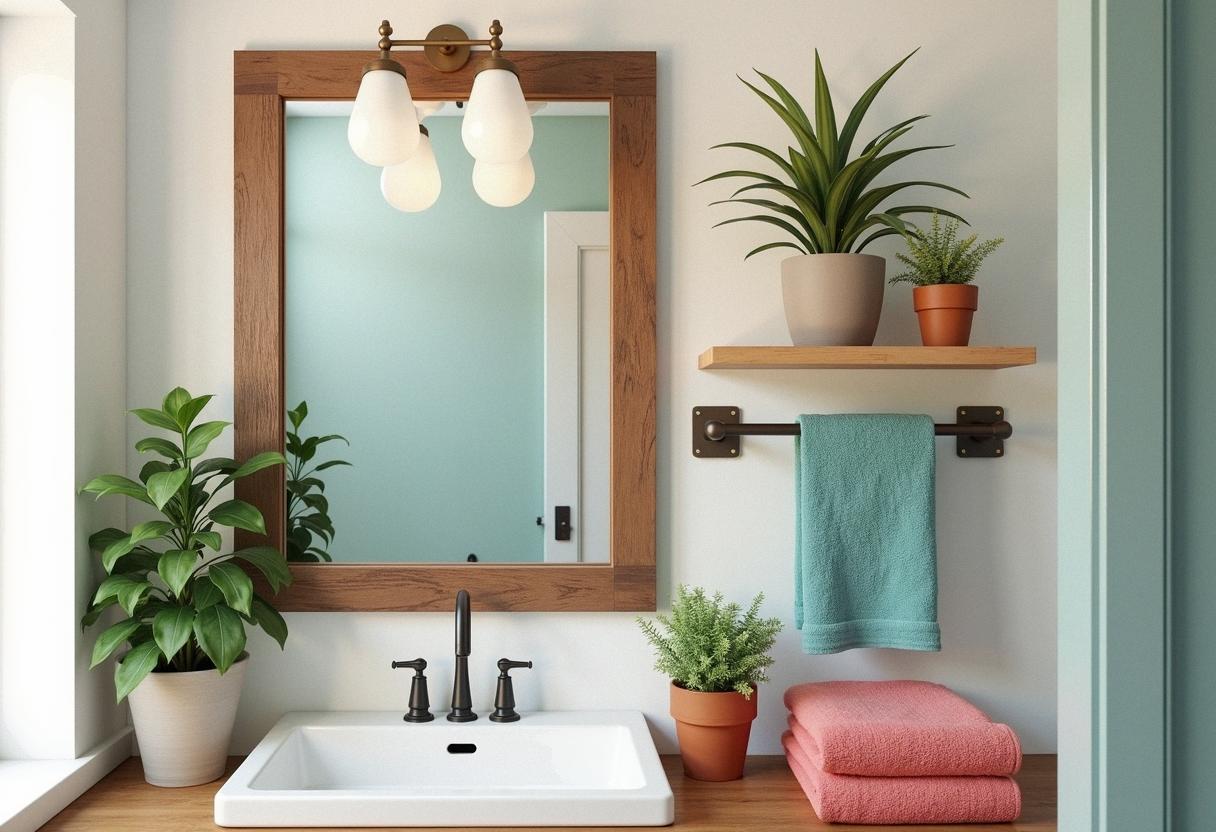 bathroom decor budget