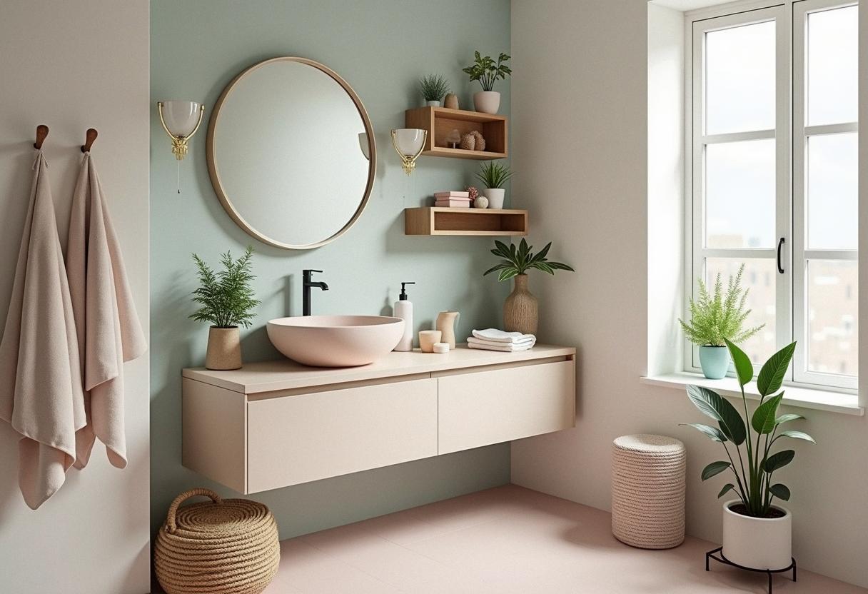 bathroom decor budget