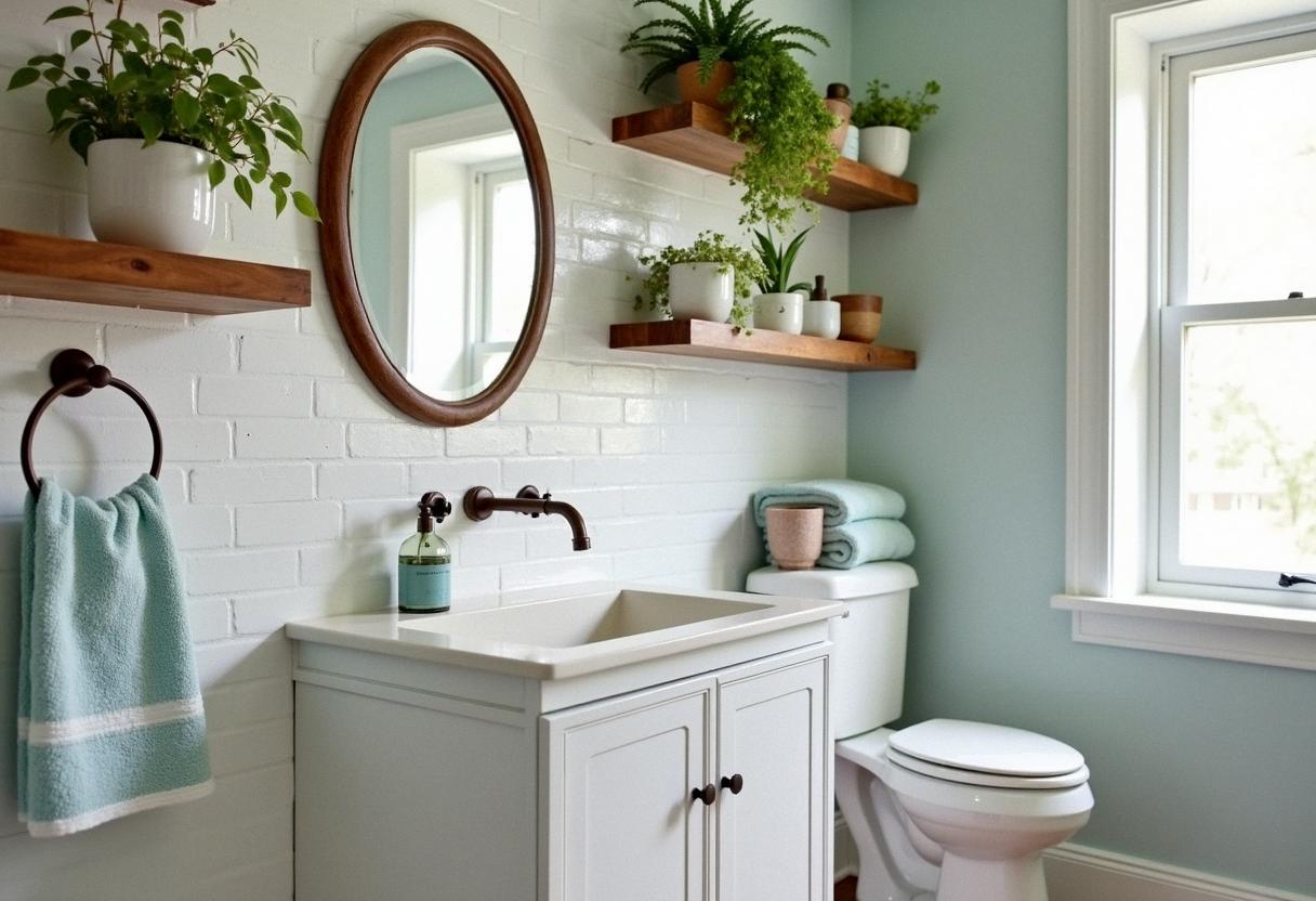 bathroom decor budget