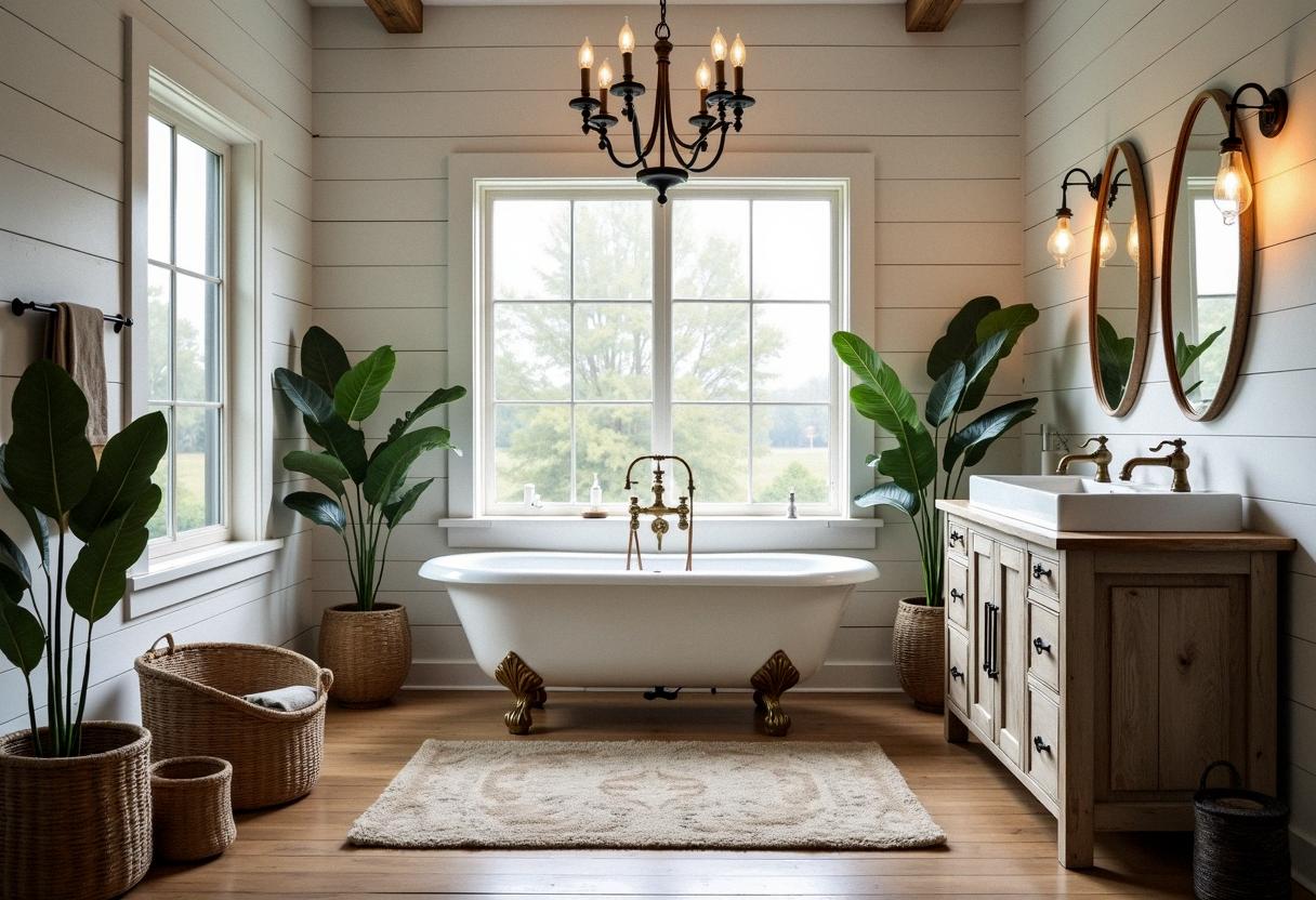 bathroom decor farmhouse
