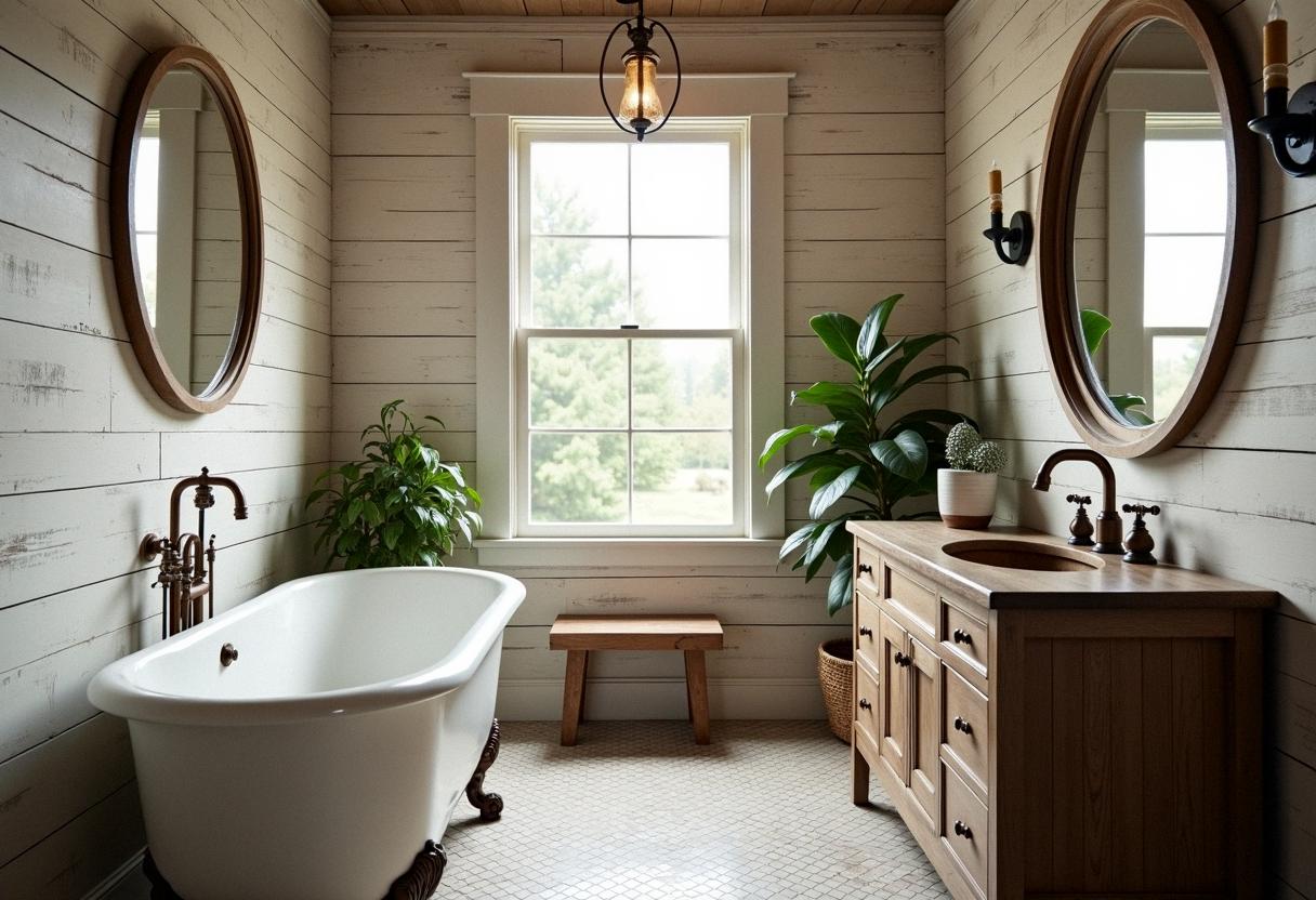 bathroom decor farmhouse
