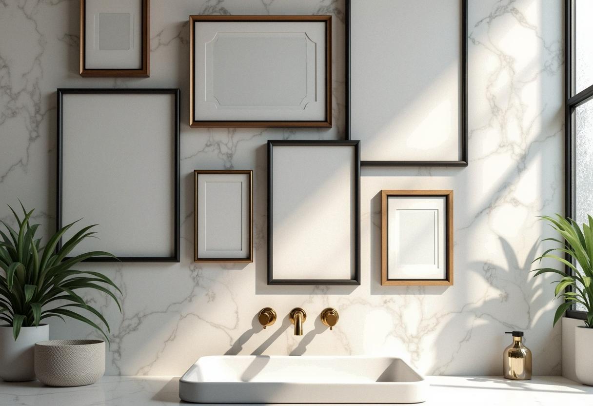 bathroom decor frames
