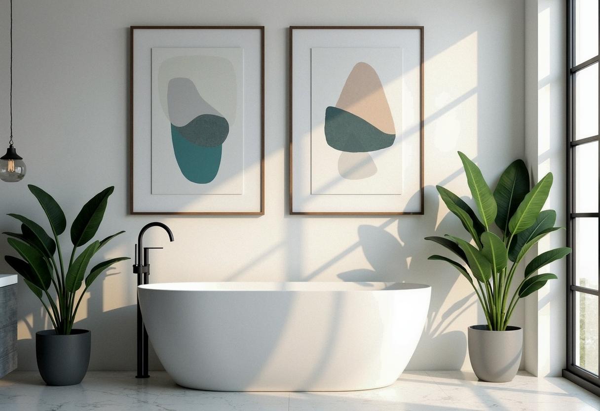 bathroom decor frames