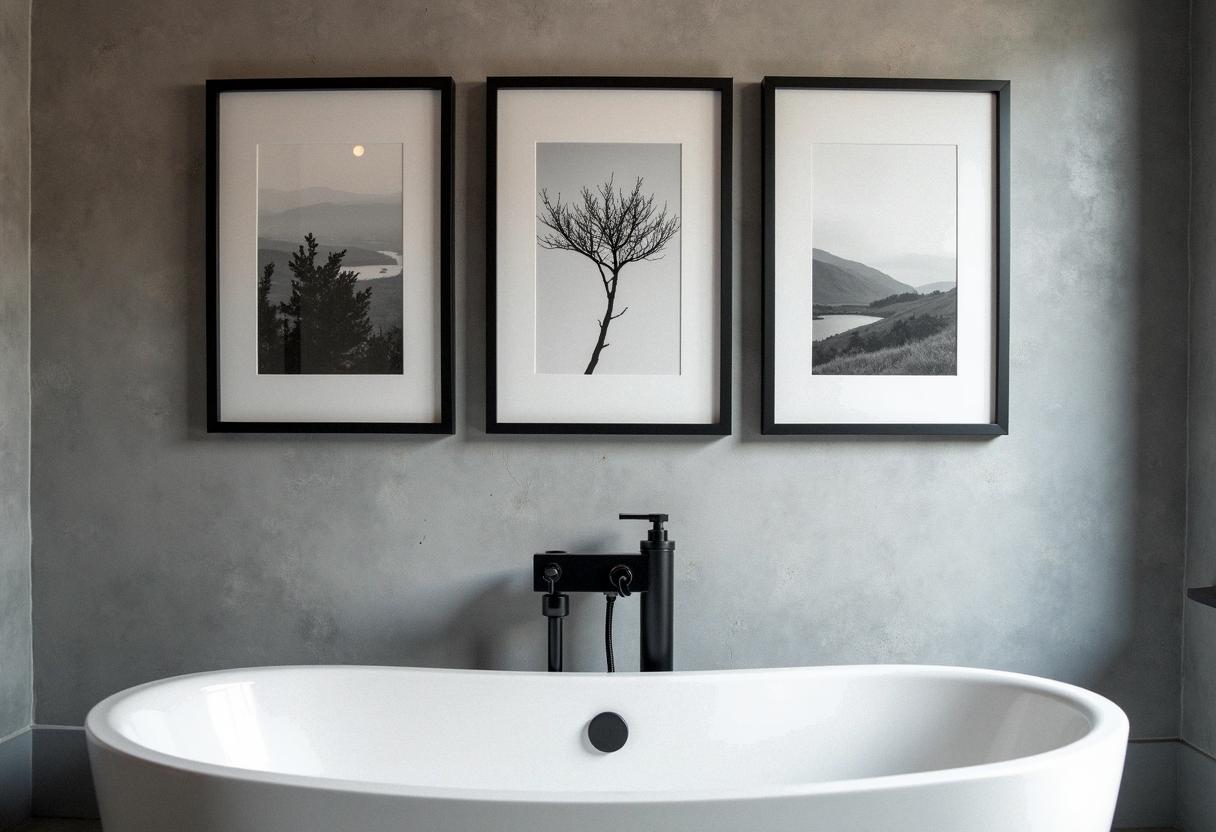 bathroom decor frames