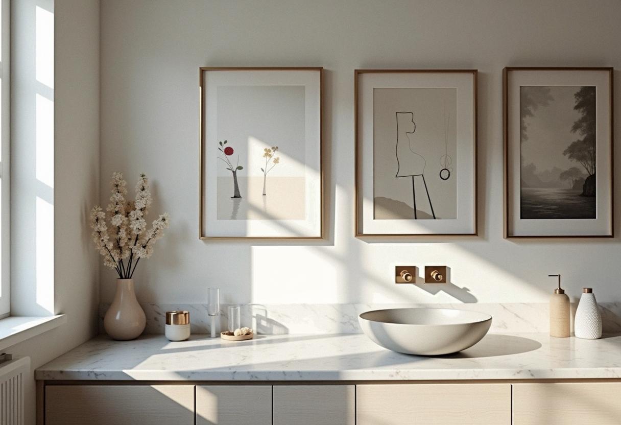 bathroom decor frames