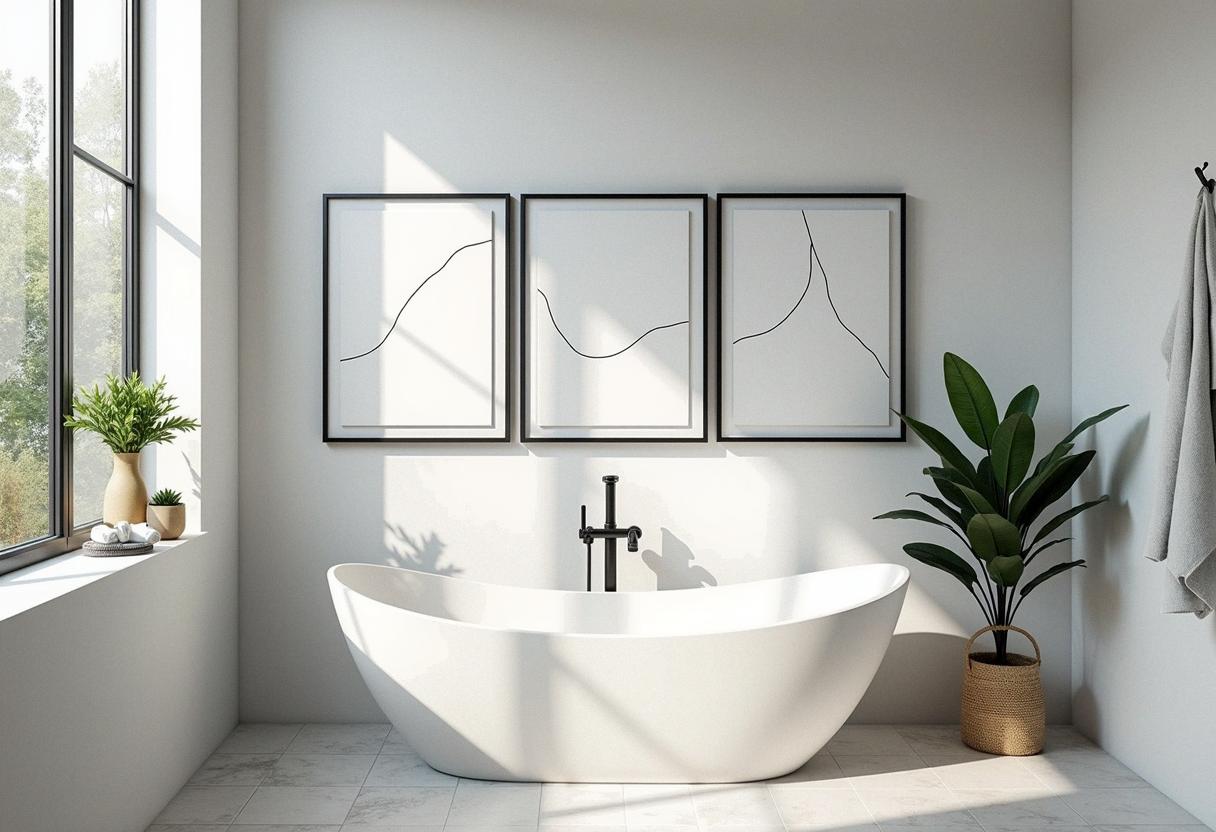 bathroom decor frames