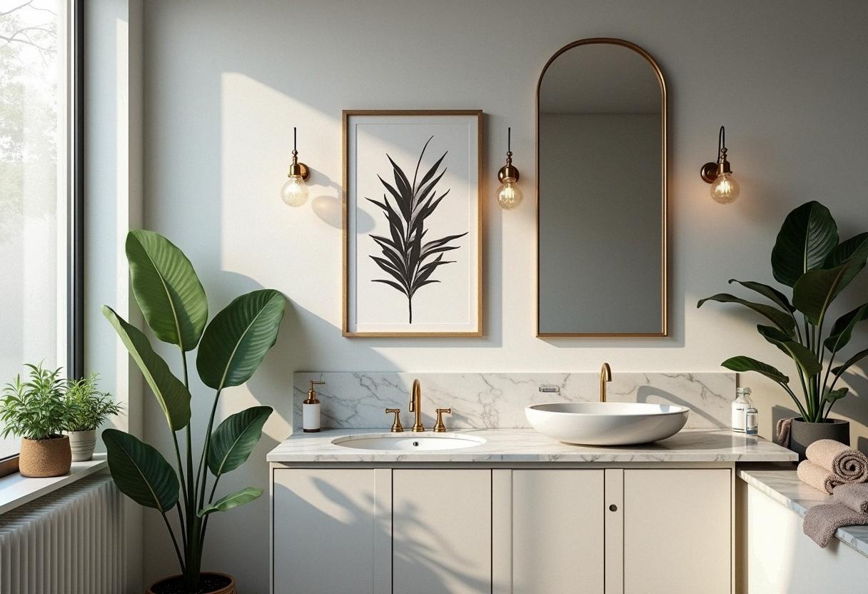 bathroom decor frames