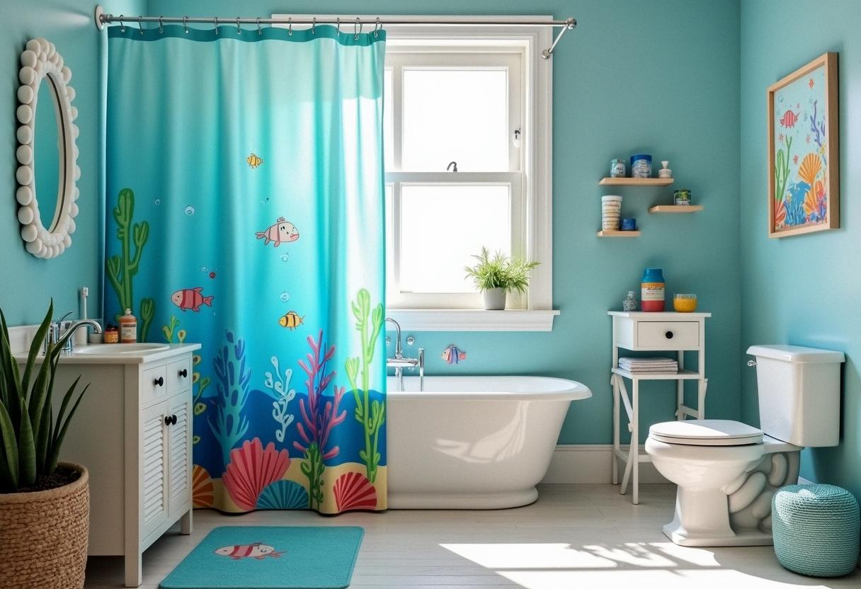 bathroom decor for kids