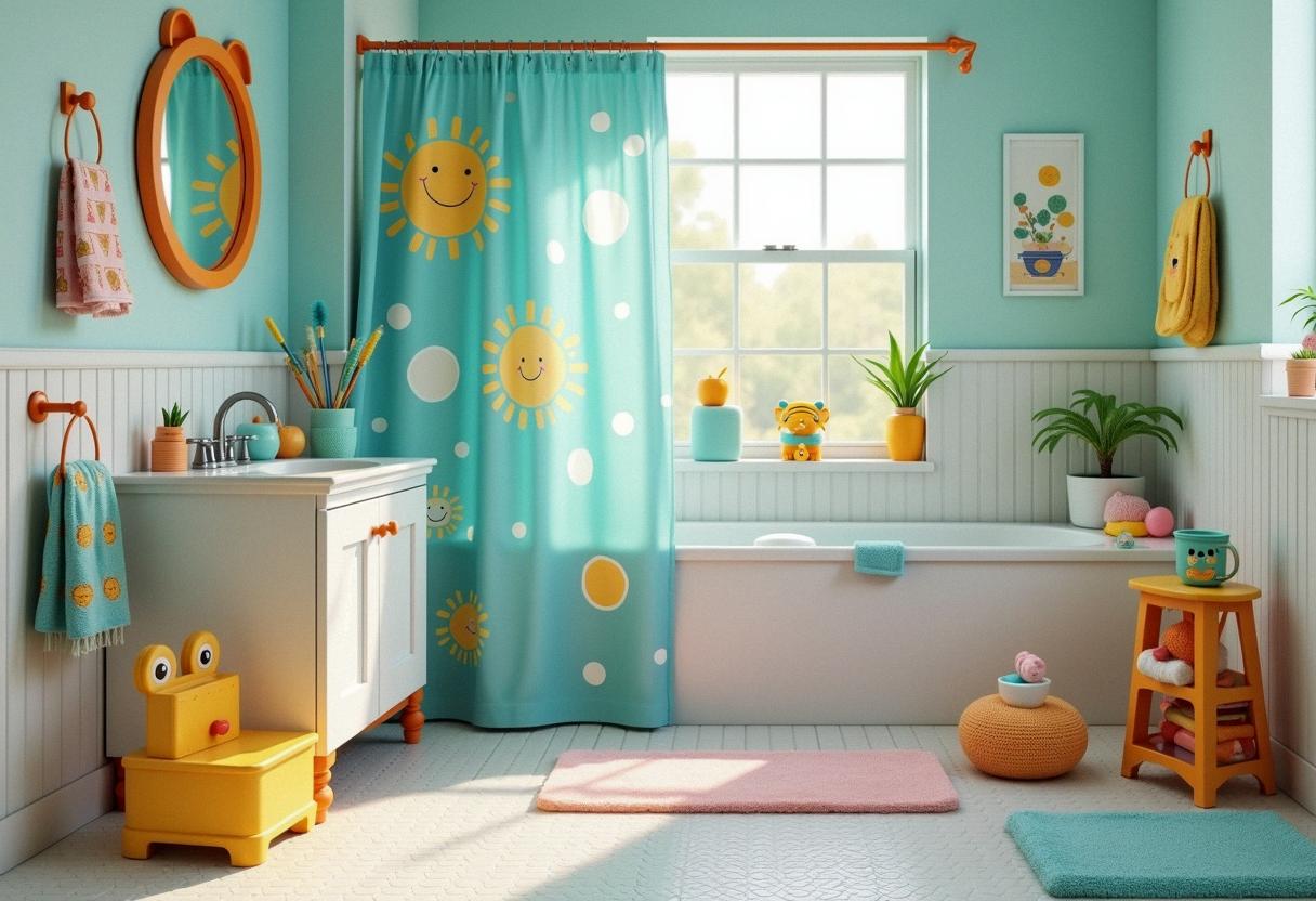 bathroom decor for kids