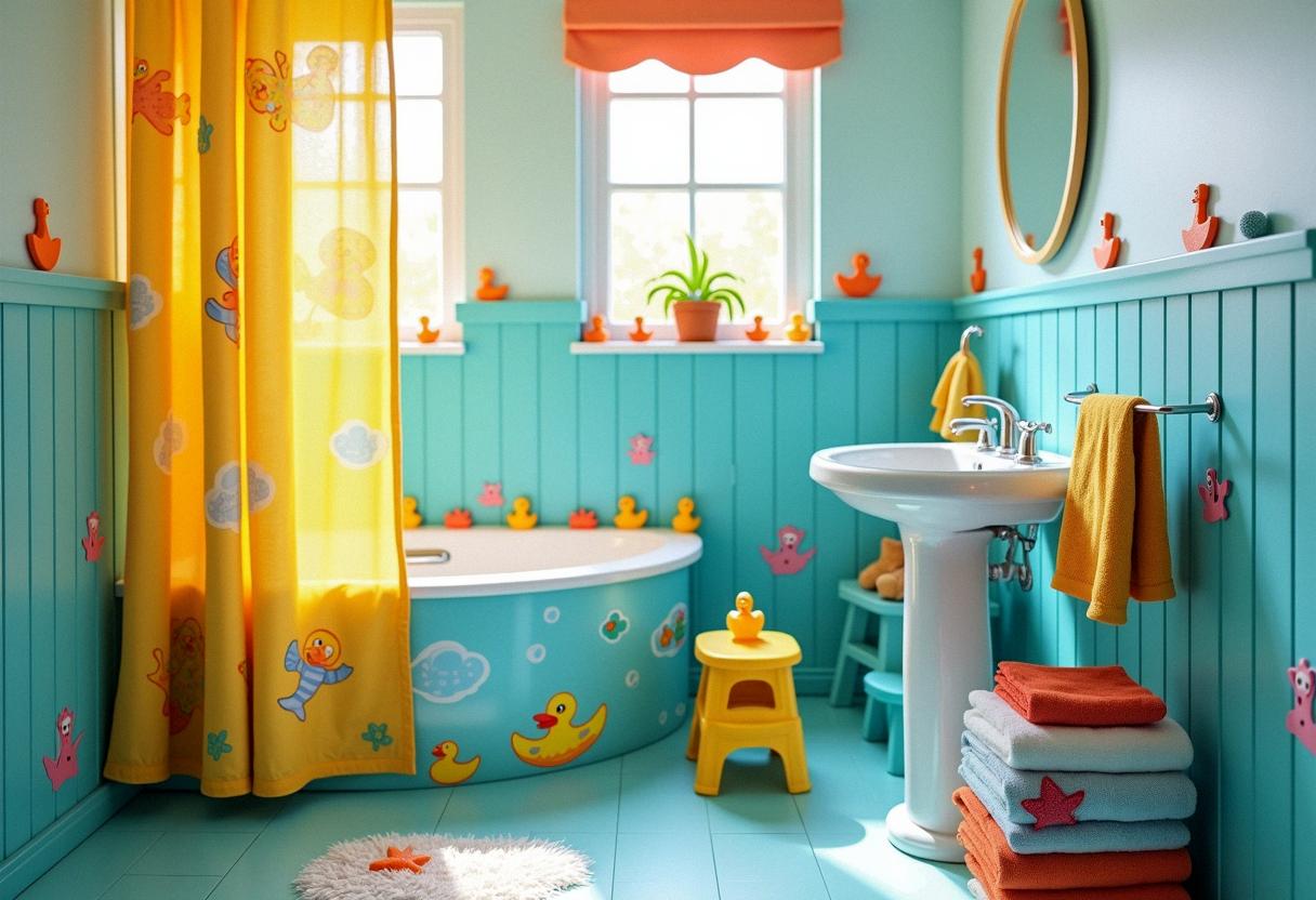 bathroom decor for kids
