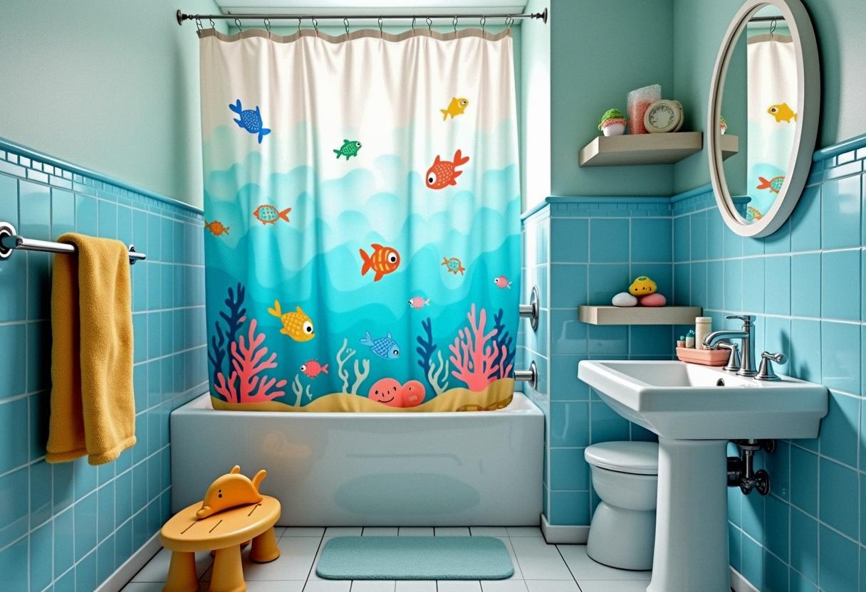bathroom decor for kids