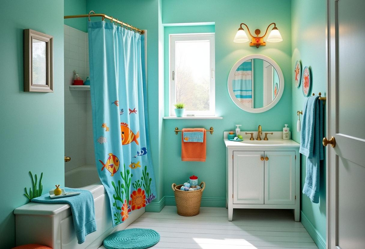 bathroom decor for kids