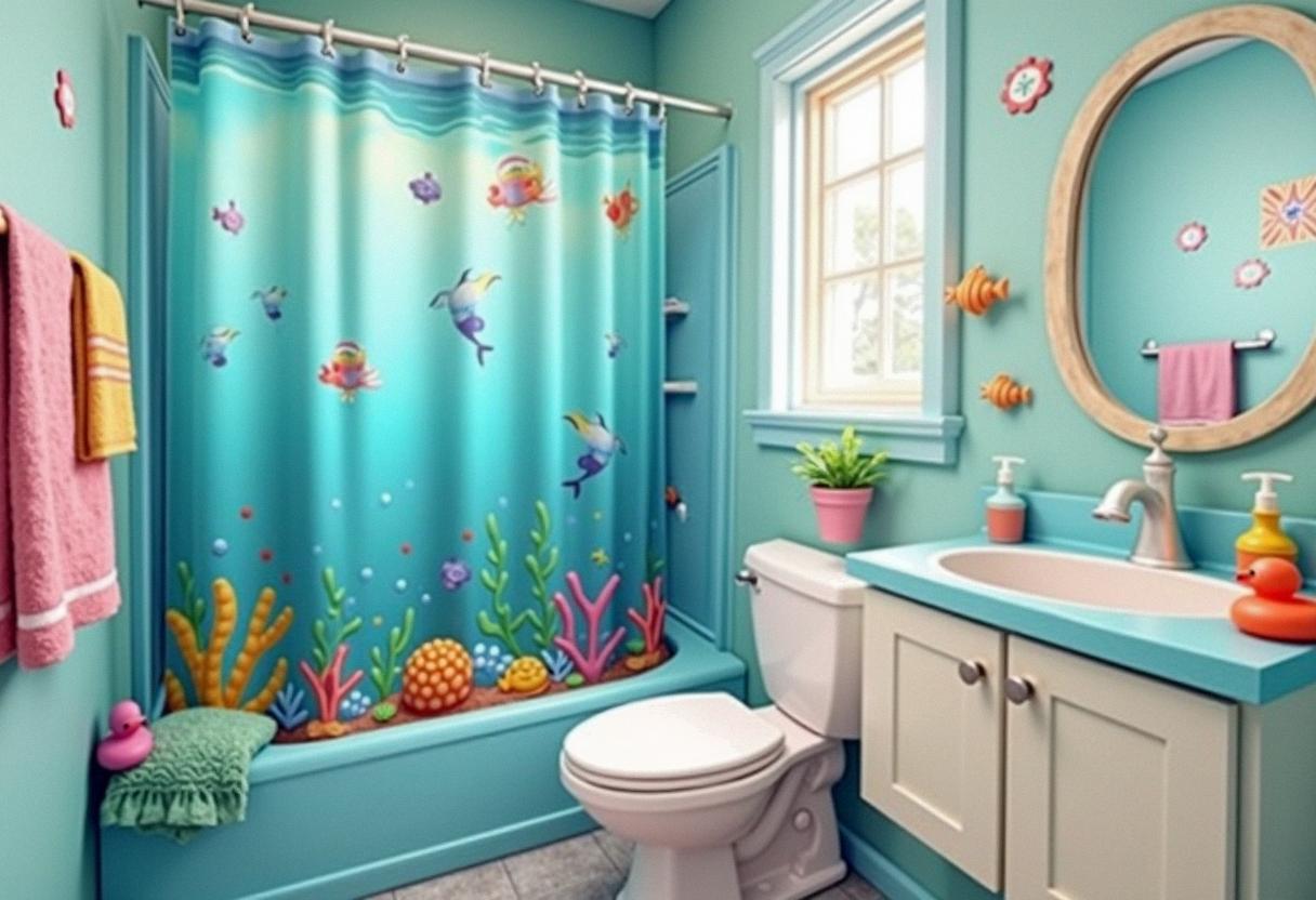 bathroom decor for kids