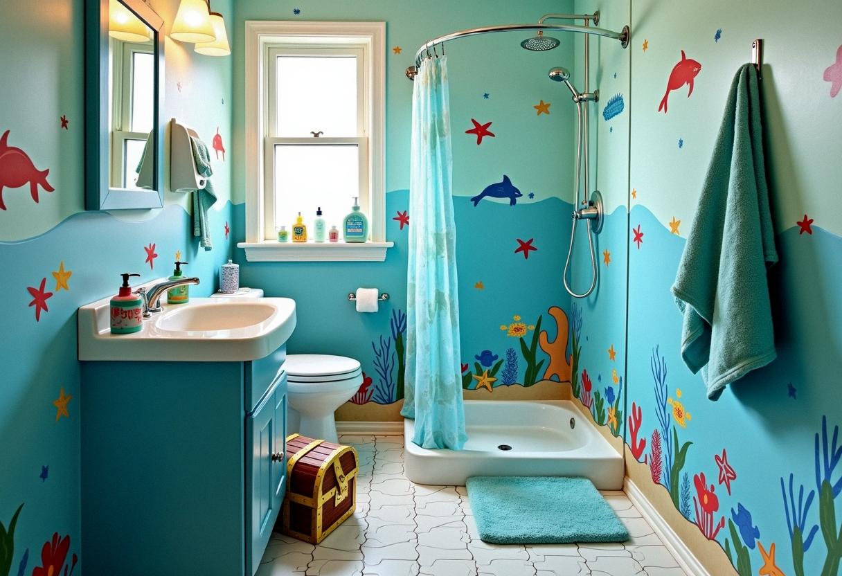 bathroom decor for kids