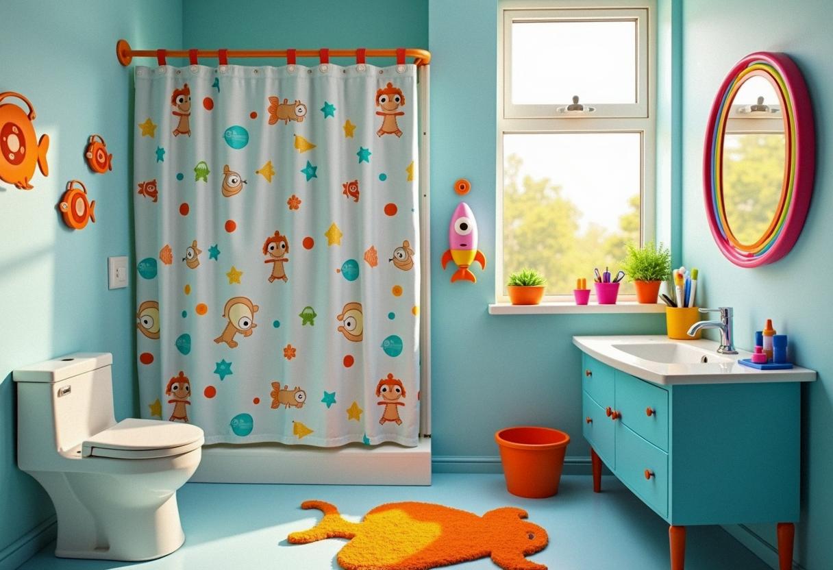 bathroom decor for kids