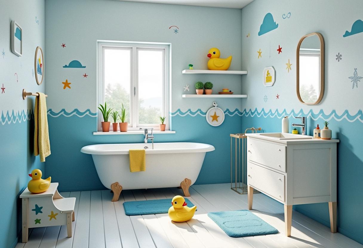 bathroom decor for kids