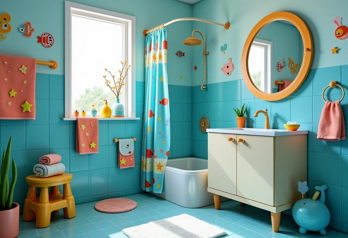 bathroom decor for kids