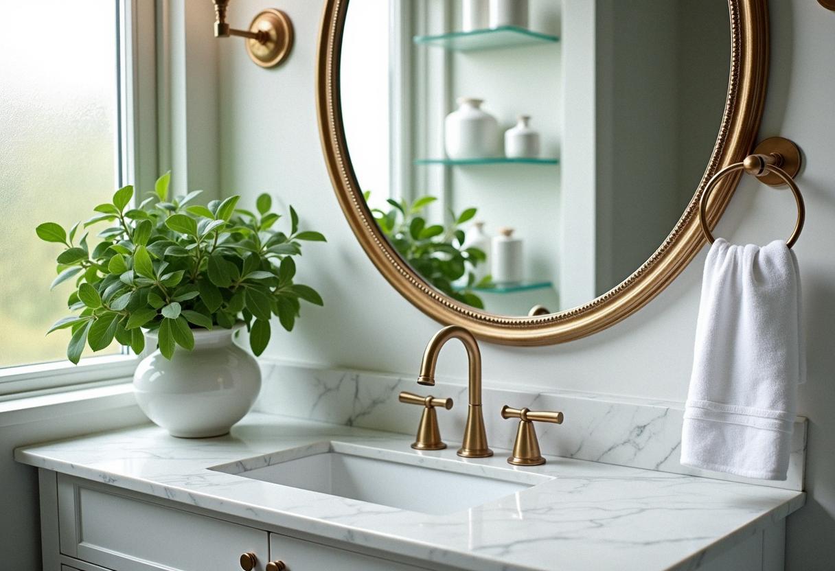bathroom decor mirrors
