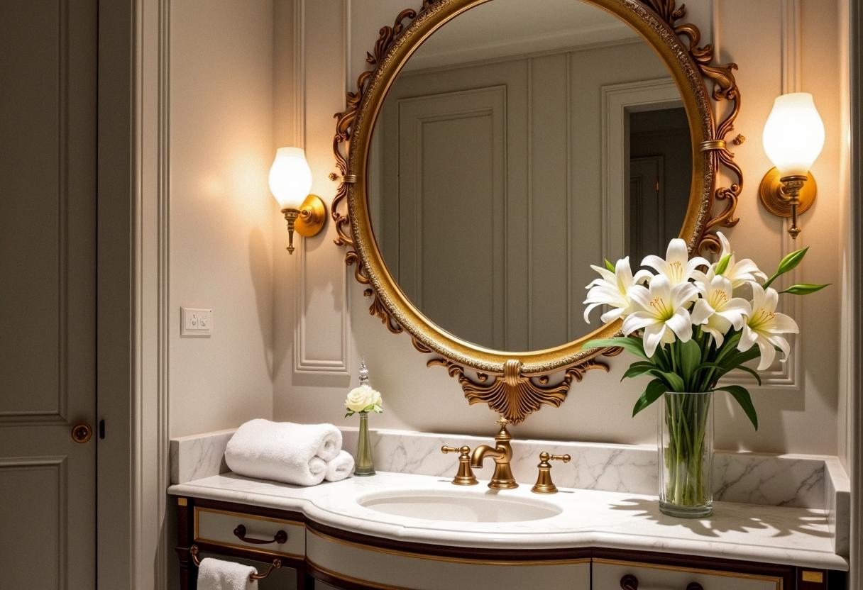 bathroom decor mirrors