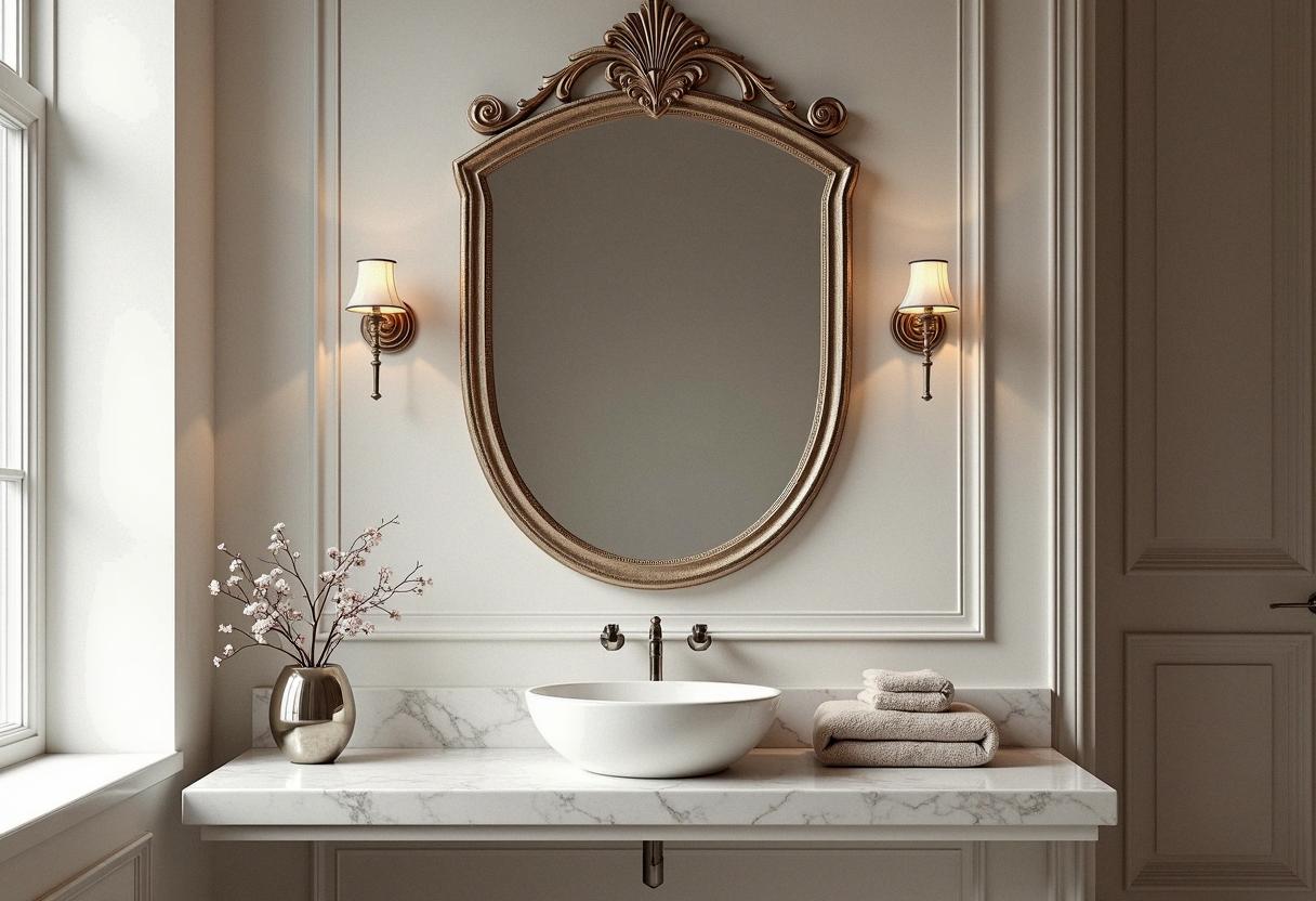 bathroom decor mirrors