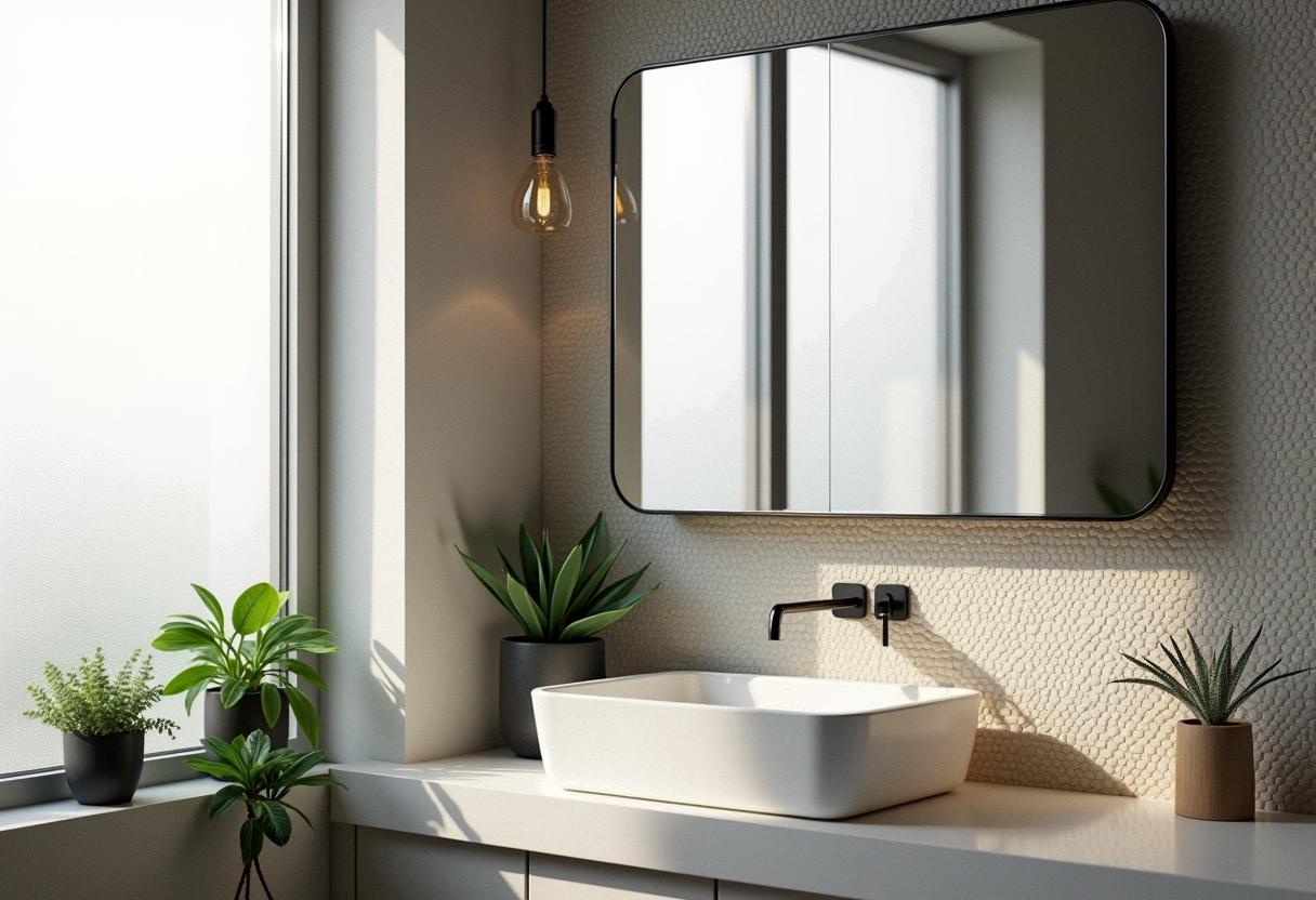 bathroom decor mirrors