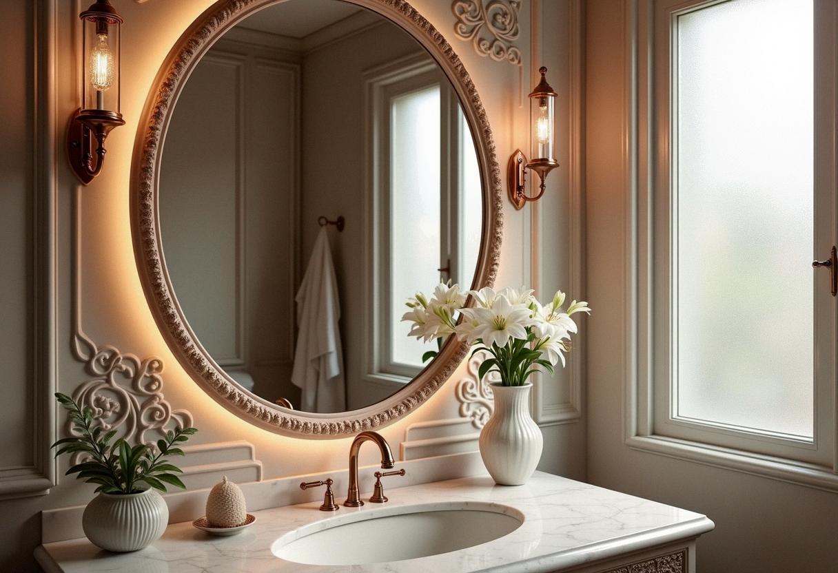 bathroom decor mirrors
