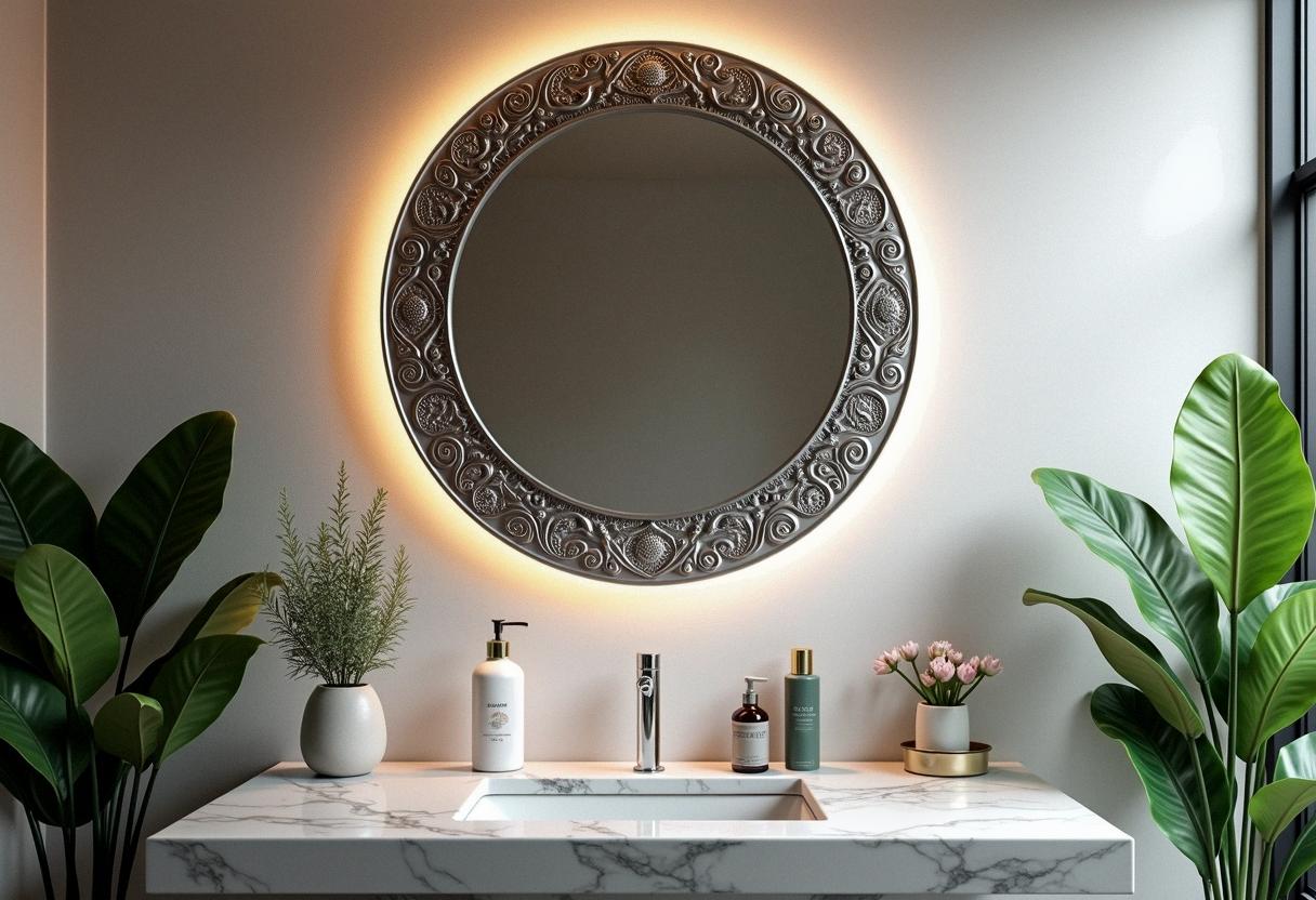 bathroom decor mirrors