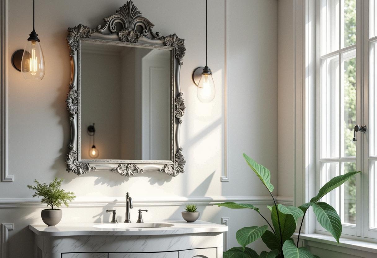bathroom decor mirrors