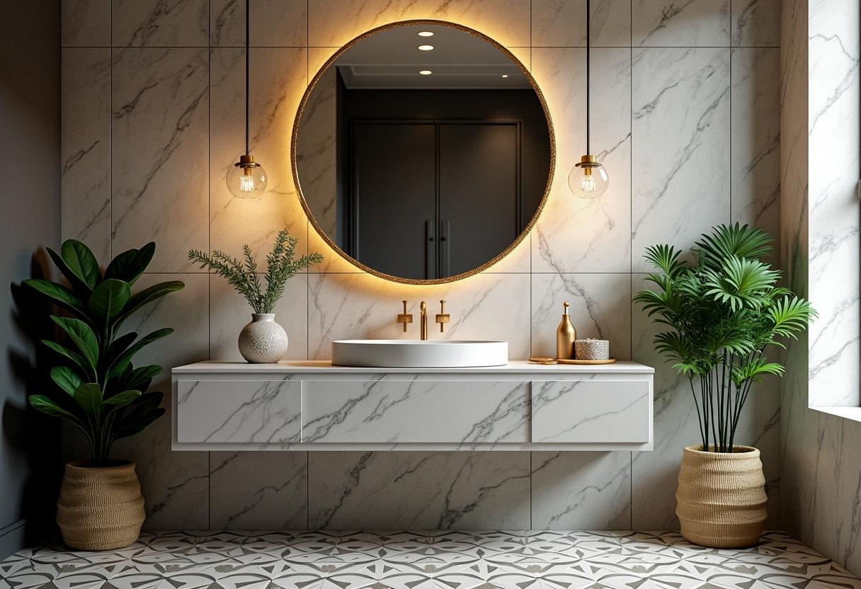 bathroom decor mirrors
