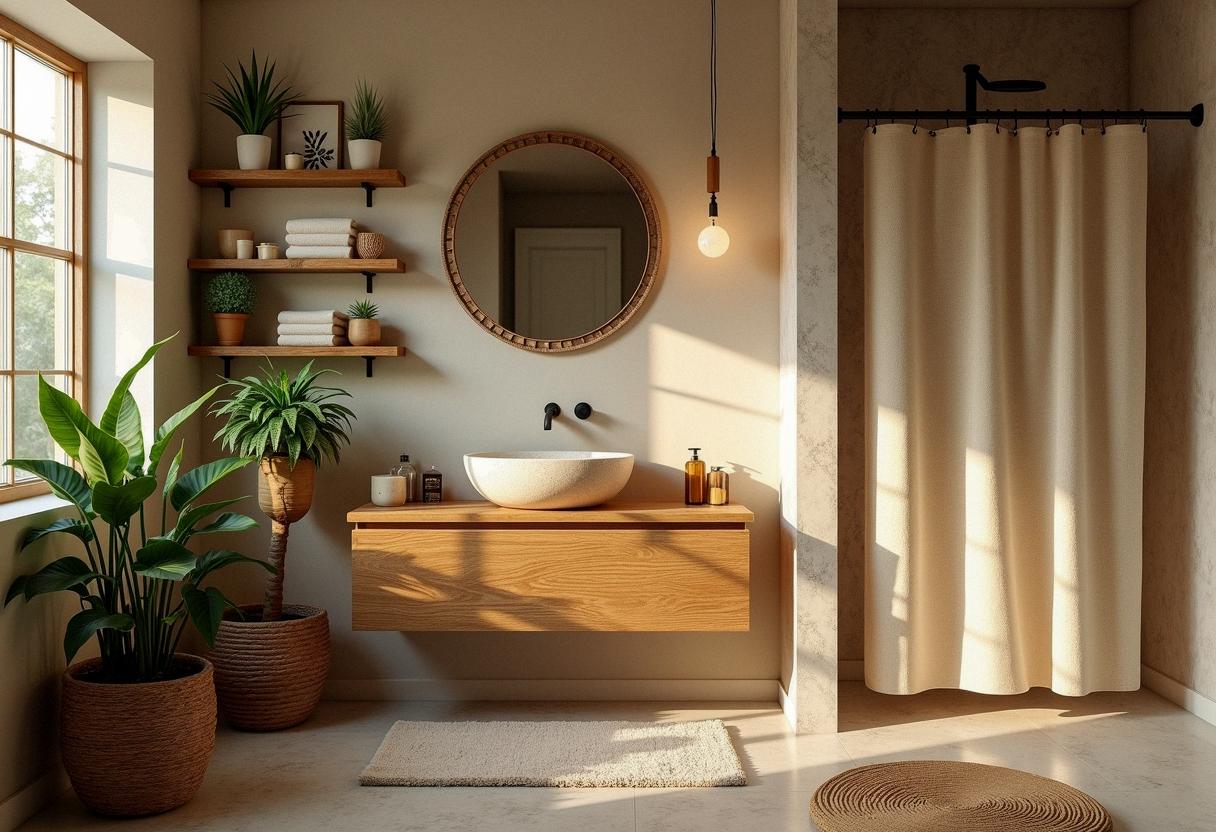 bathroom decor organic