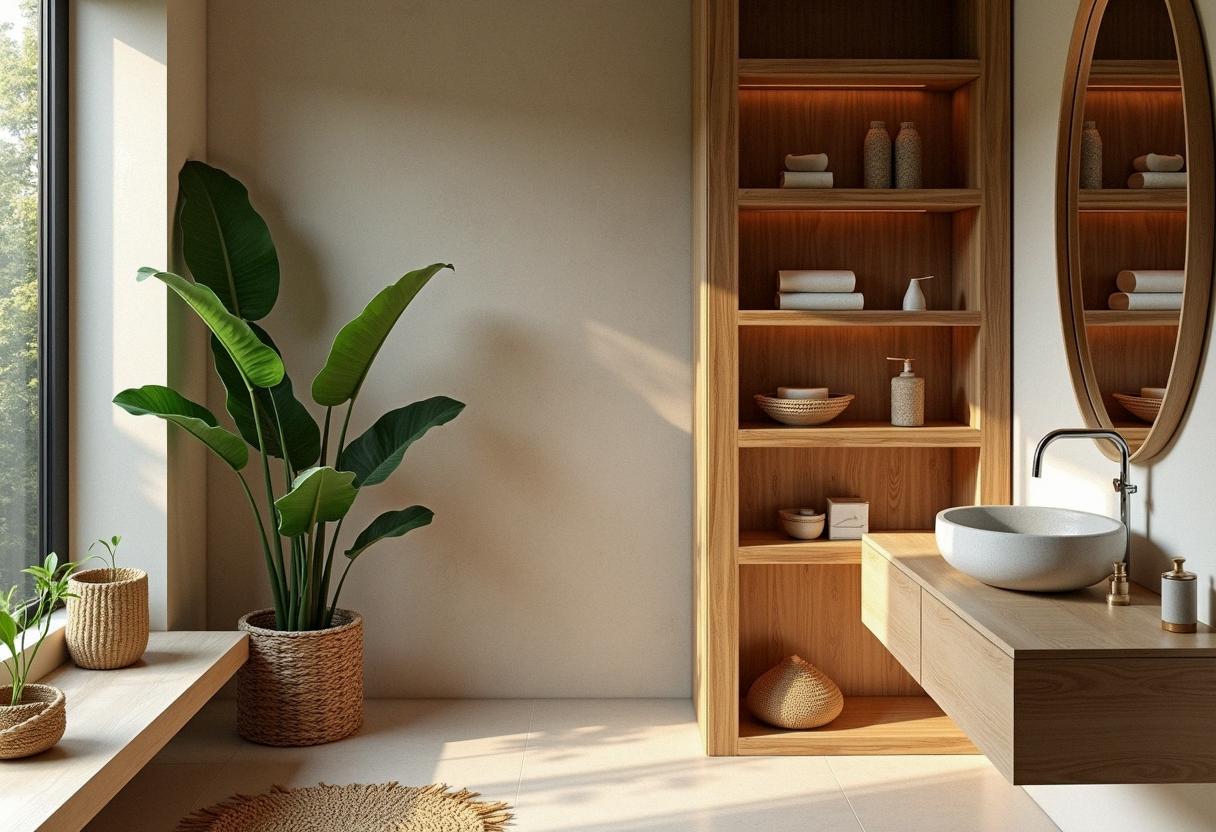 bathroom decor organic