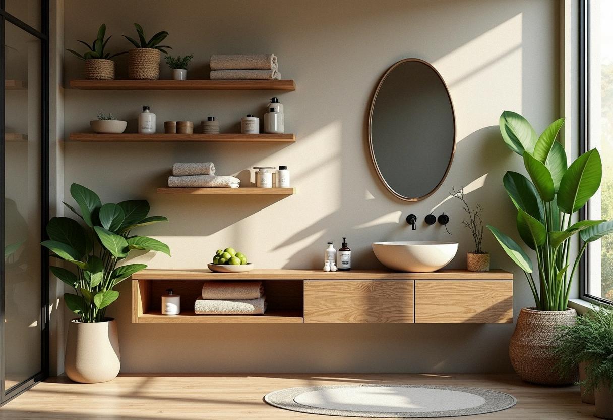 bathroom decor organic