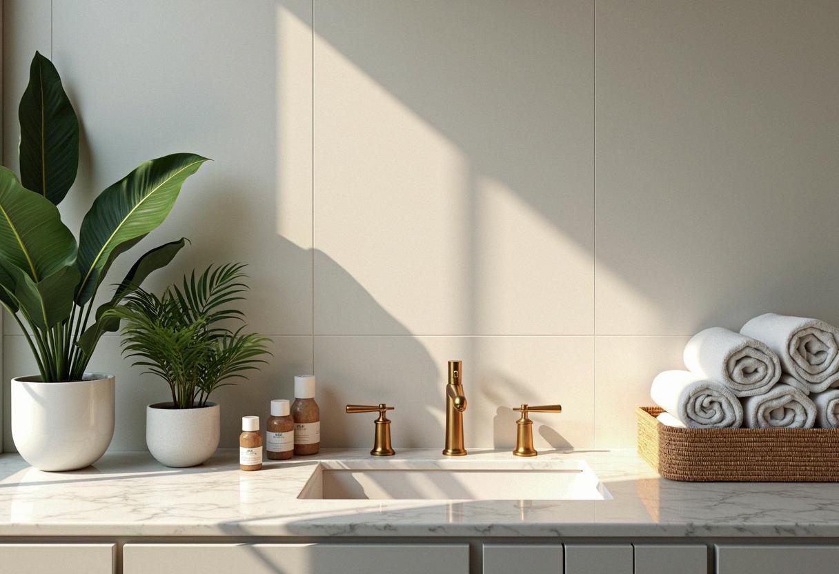 bathroom decor organizing