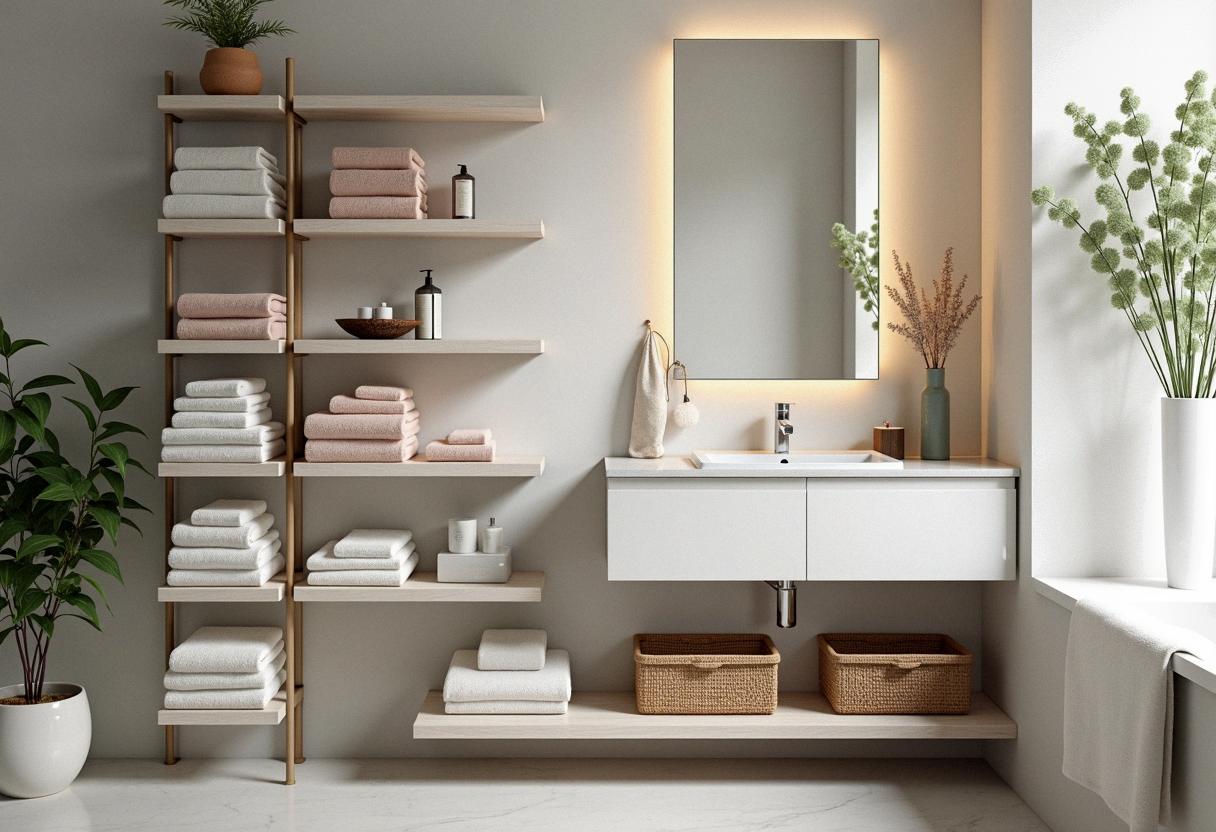 bathroom decor organizing