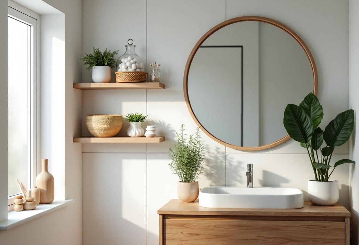 bathroom decor organizing