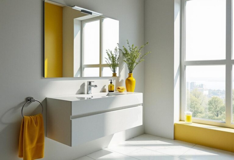 Bathroom Decor Yellow 00001