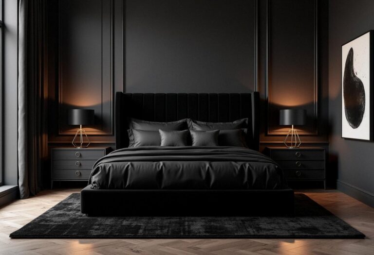 Bedroom Decor Black 00001