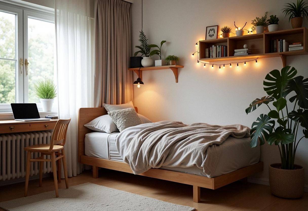bedroom decor college apartment