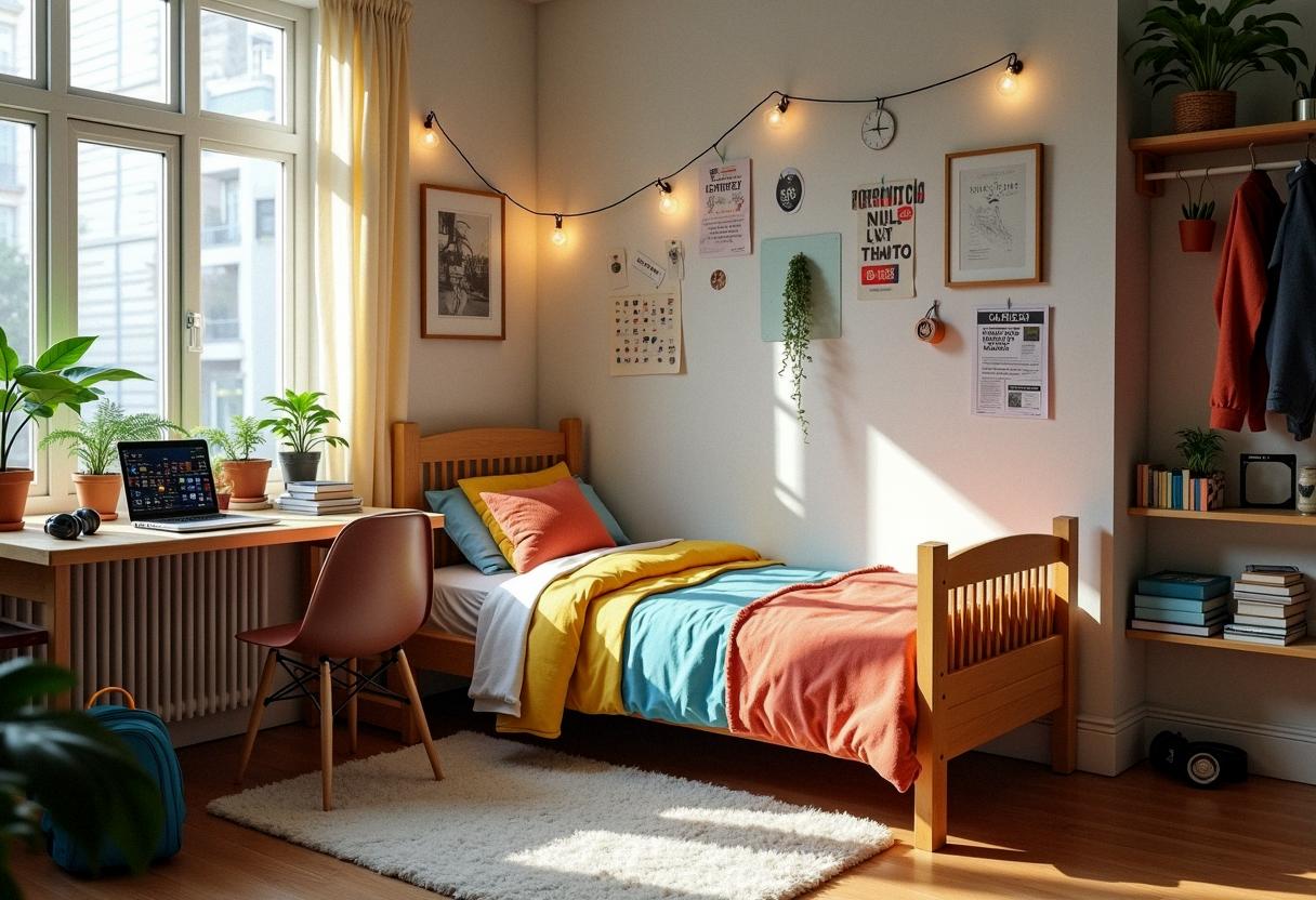 bedroom decor college apartment