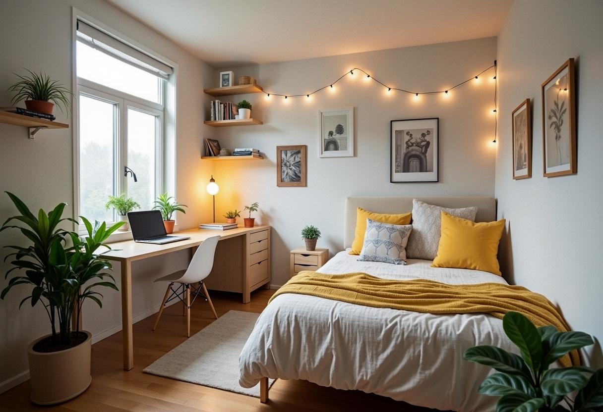 bedroom decor college apartment