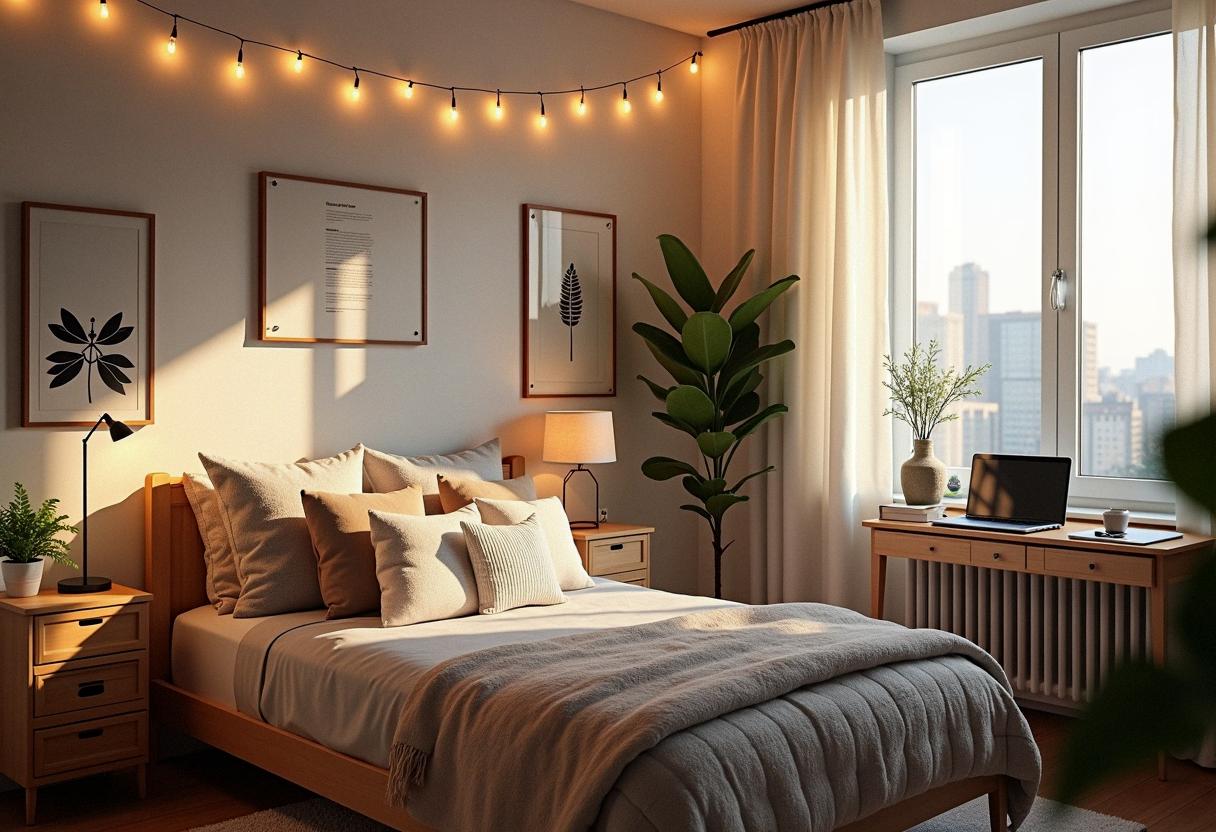 bedroom decor college apartment