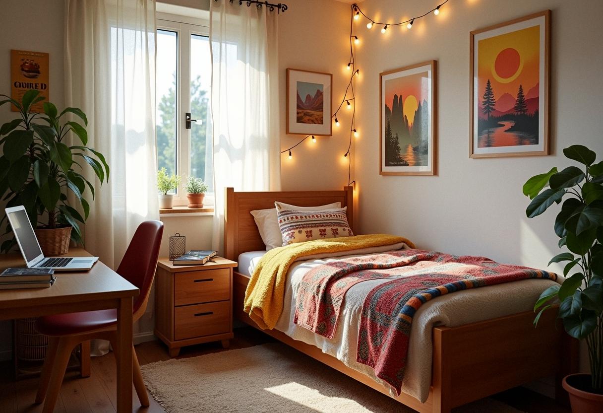bedroom decor college apartment