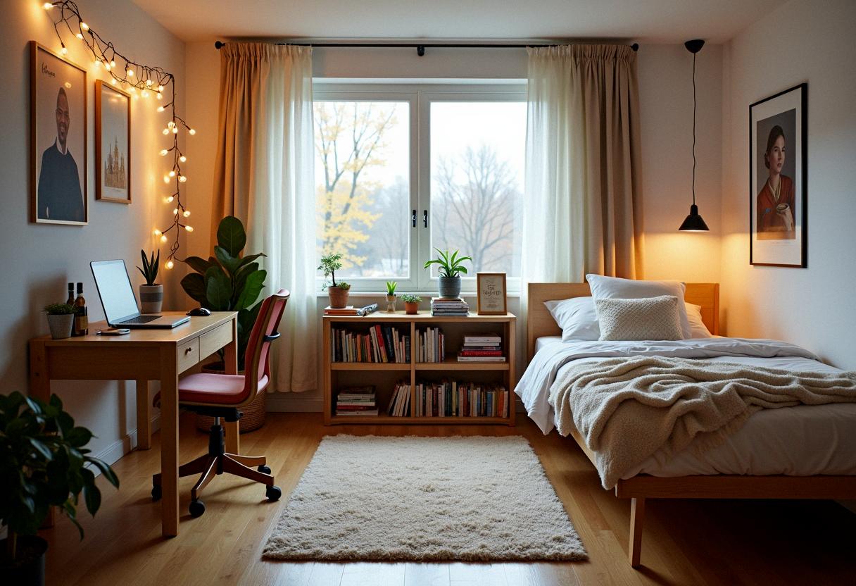 bedroom decor college apartment