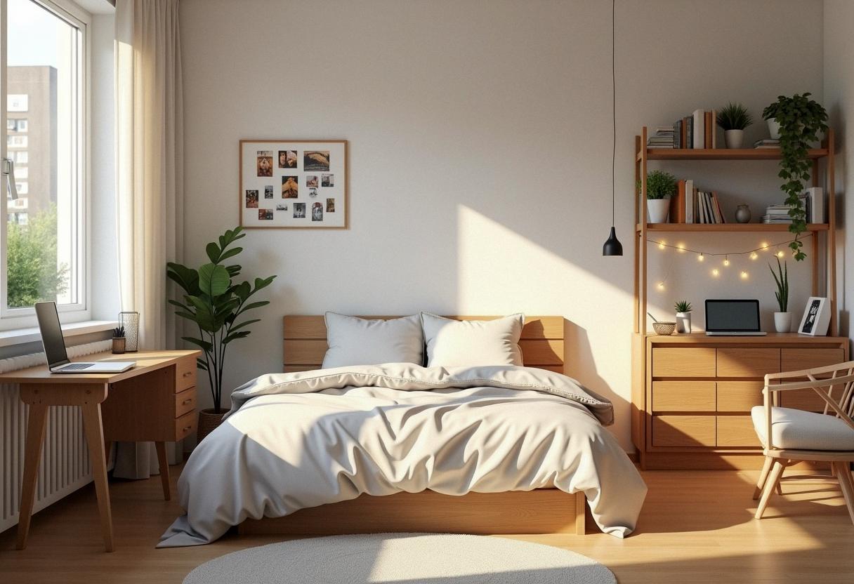 bedroom decor college apartment